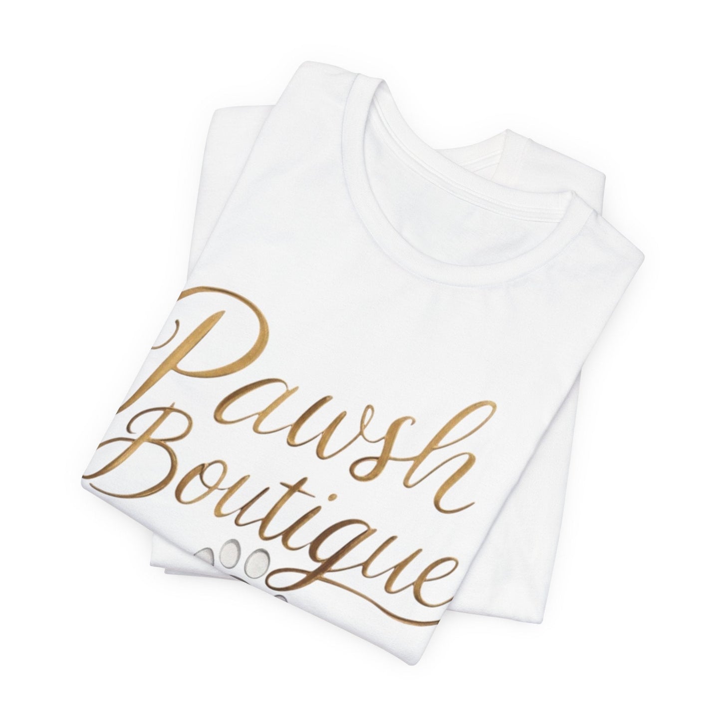 Pawsh Boutique-Themed Unisex Tee, Dog Lover Shirt Printify