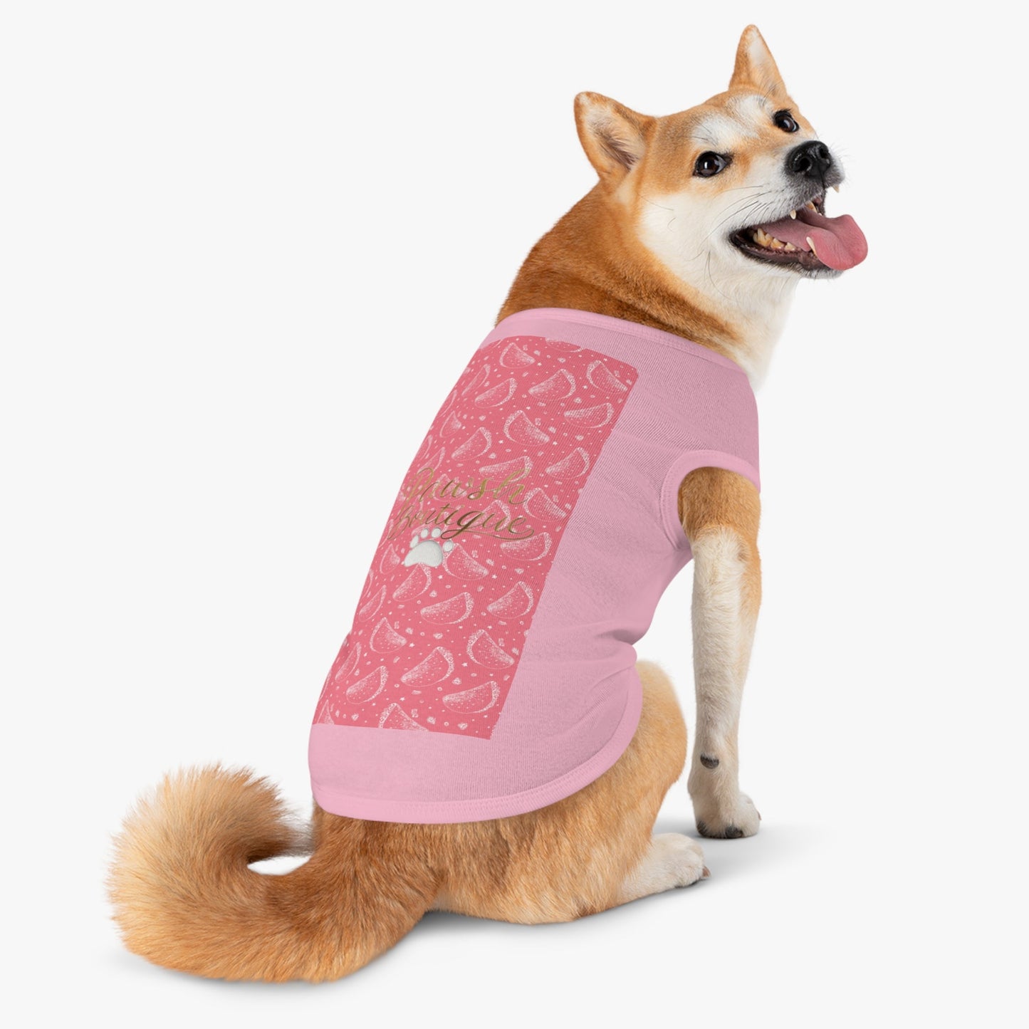 Pawsh Tank Top for Dogs, Cute Summer Apparel Printify