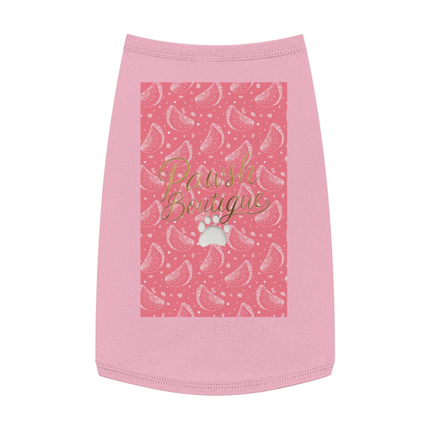 Pawsh Tank Top for Dogs, Cute Summer Apparel Printify