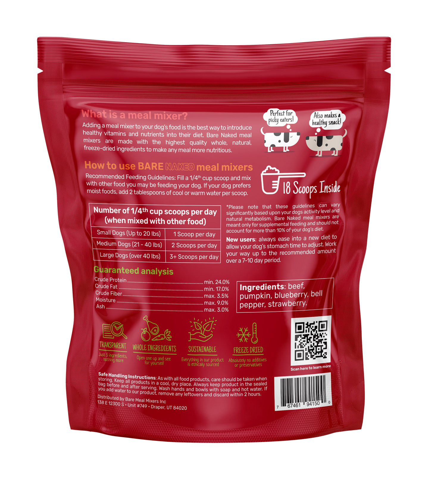 Beef Mixer - 6oz Bare Naked Pet Co.
