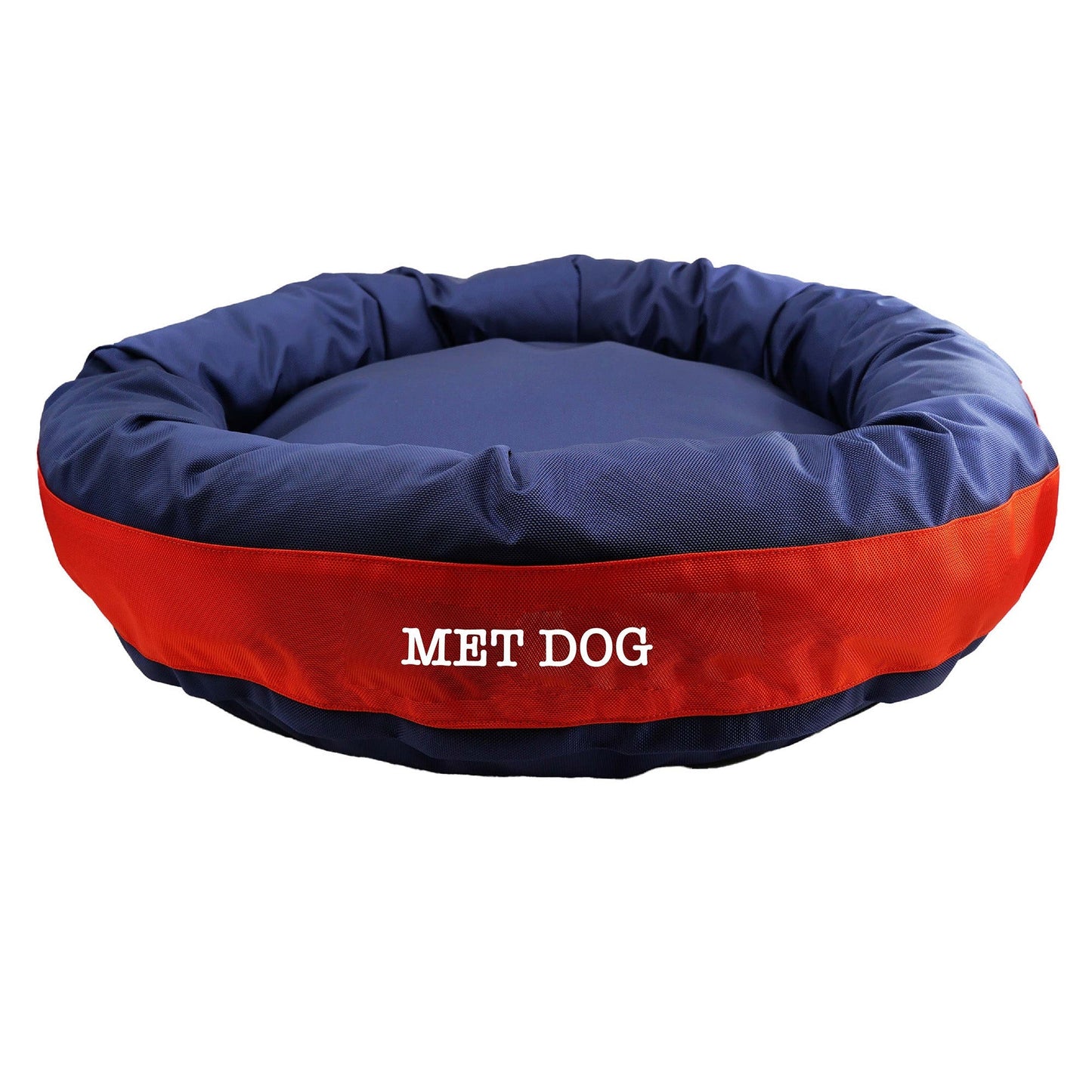 Dog Bed Round Bolster Armor Baseball American Dog