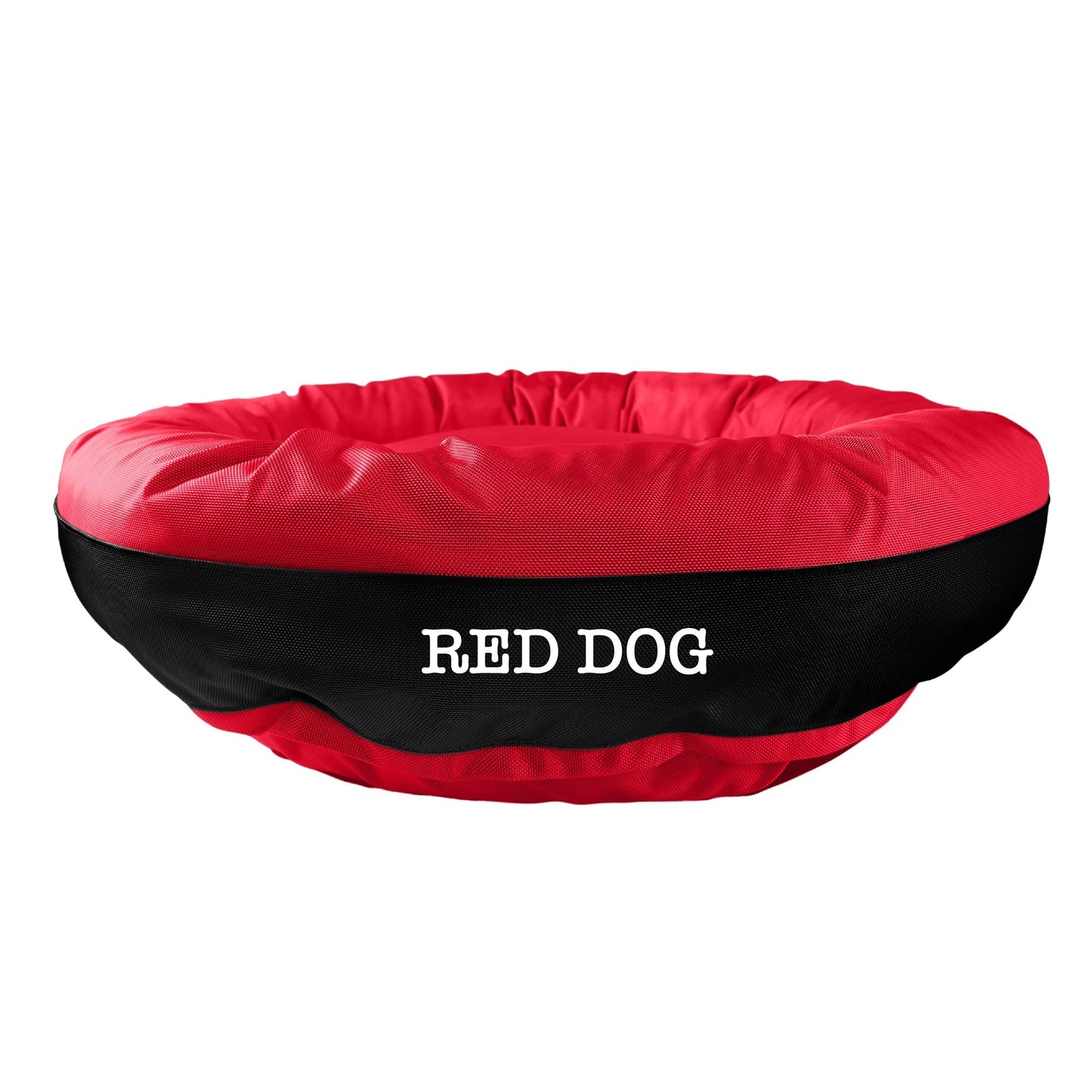 Dog Bed Round Bolster Armor Baseball American Dog