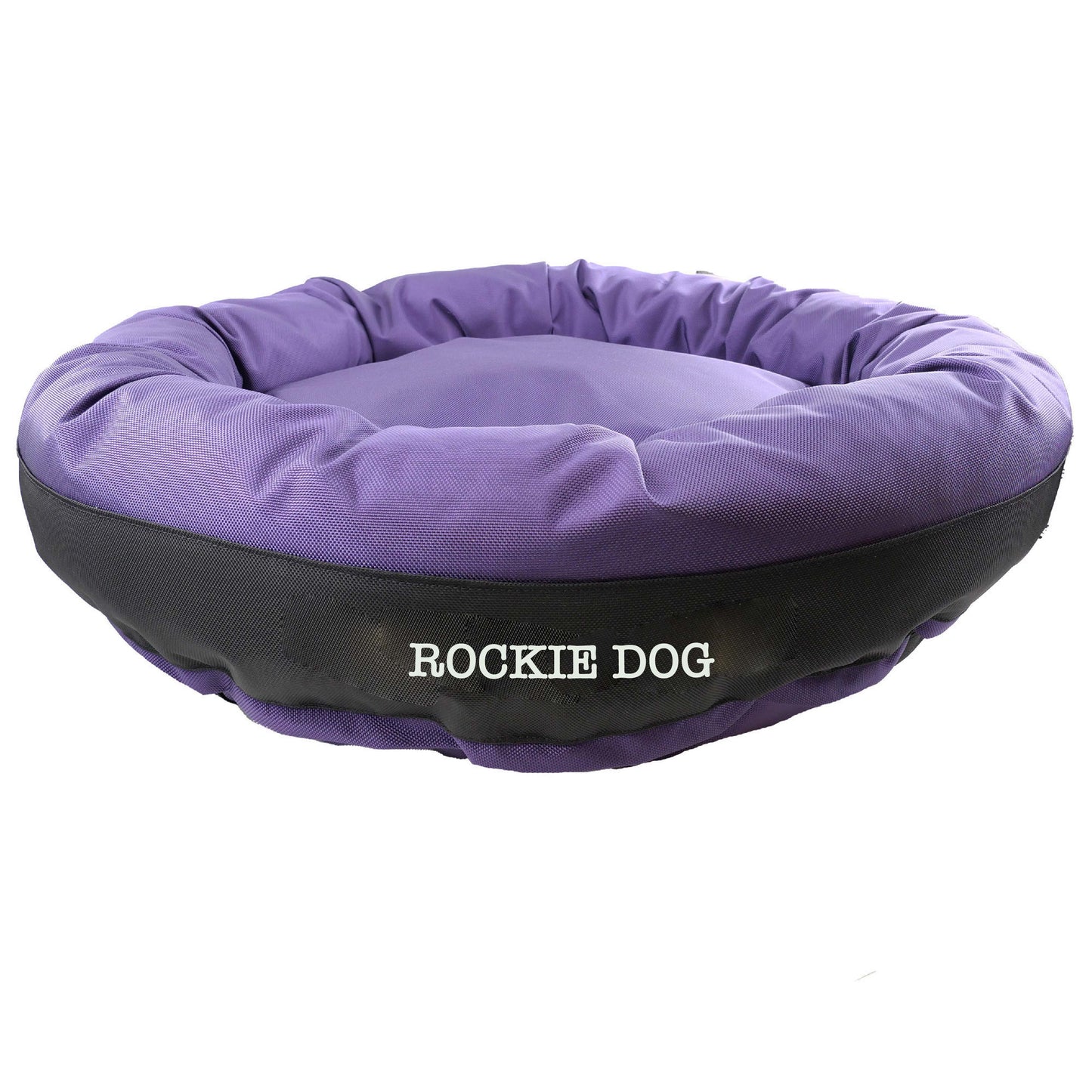 Dog Bed Round Bolster Armor Baseball American Dog