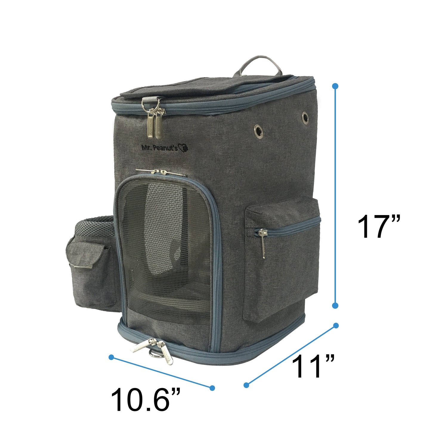 Mr. Peanut's Vancouver Series Backpack Pet Carrier for Smaller Cats and Dogs Mr. Peanut's Pet Carriers
