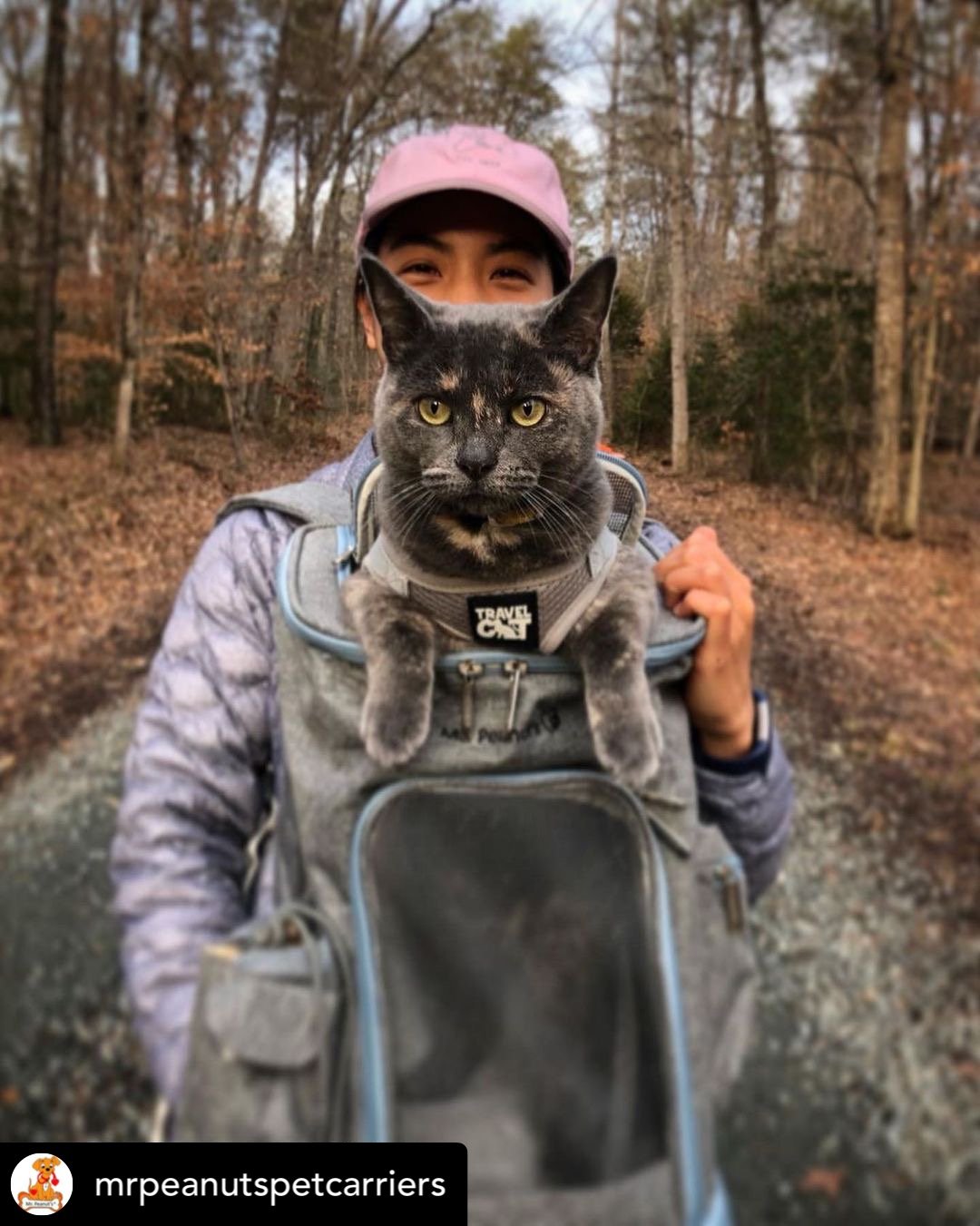Mr. Peanut's Vancouver Series Backpack Pet Carrier for Smaller Cats and Dogs Mr. Peanut's Pet Carriers