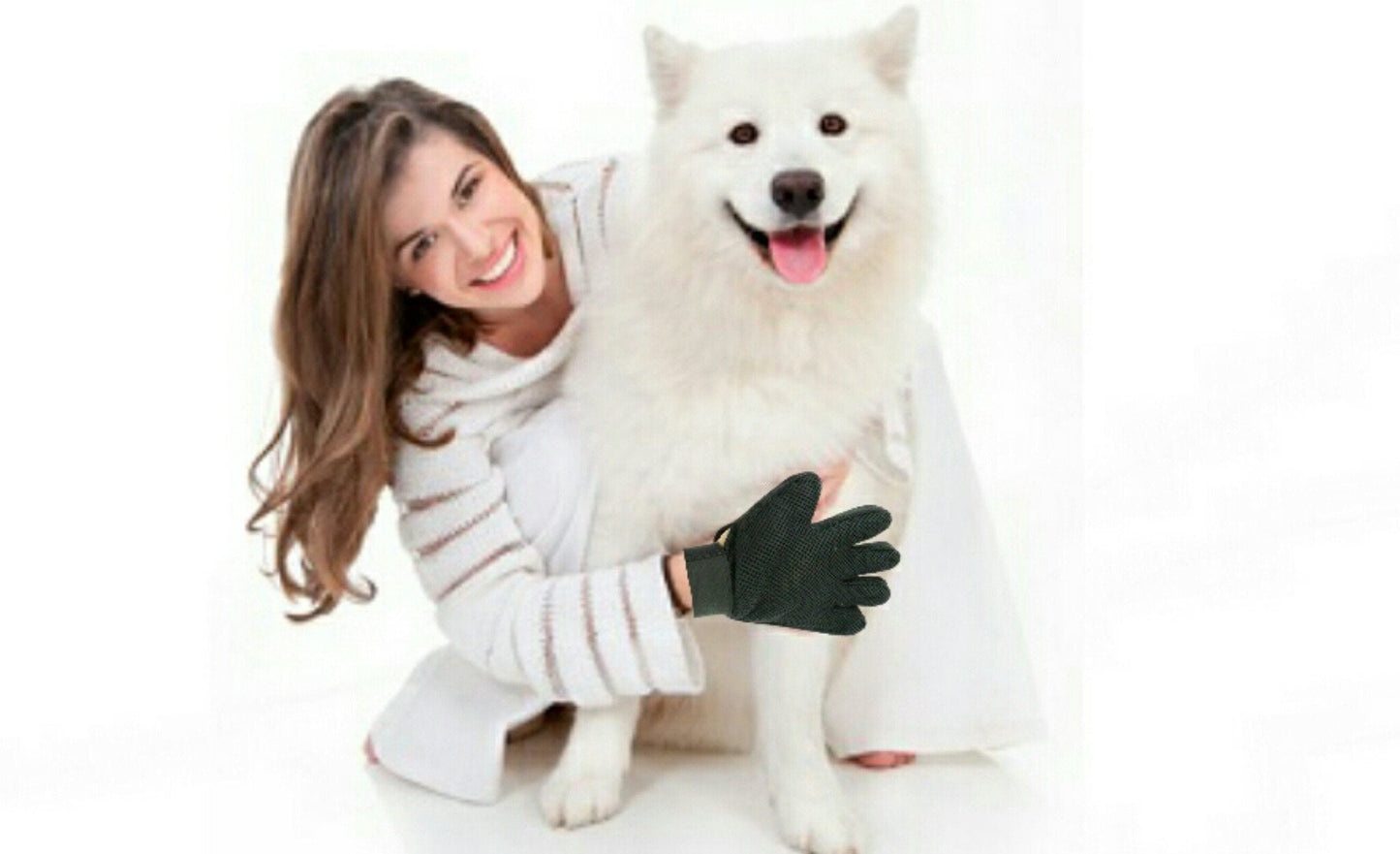 Mr. Peanut's 2 Pak HanD 259 Silicone Pins Pet Grooming Gloves Mr. Peanut's Pet Carriers