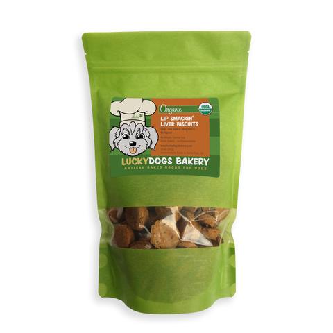 Lucky's Lip Smackin' Liver Biscuits Happy Dog Food