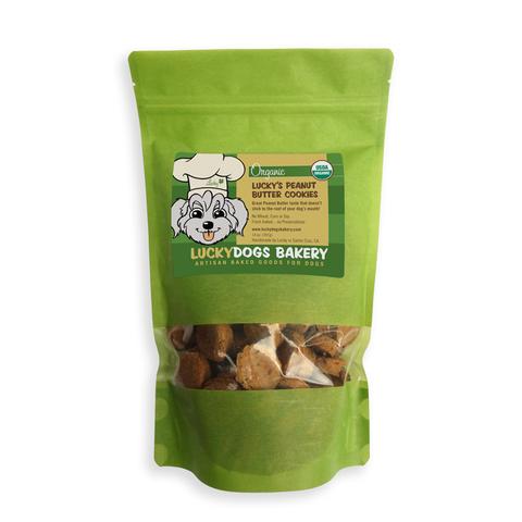Lucky's Organic Peanut Butter Cookies Happy Dog Food