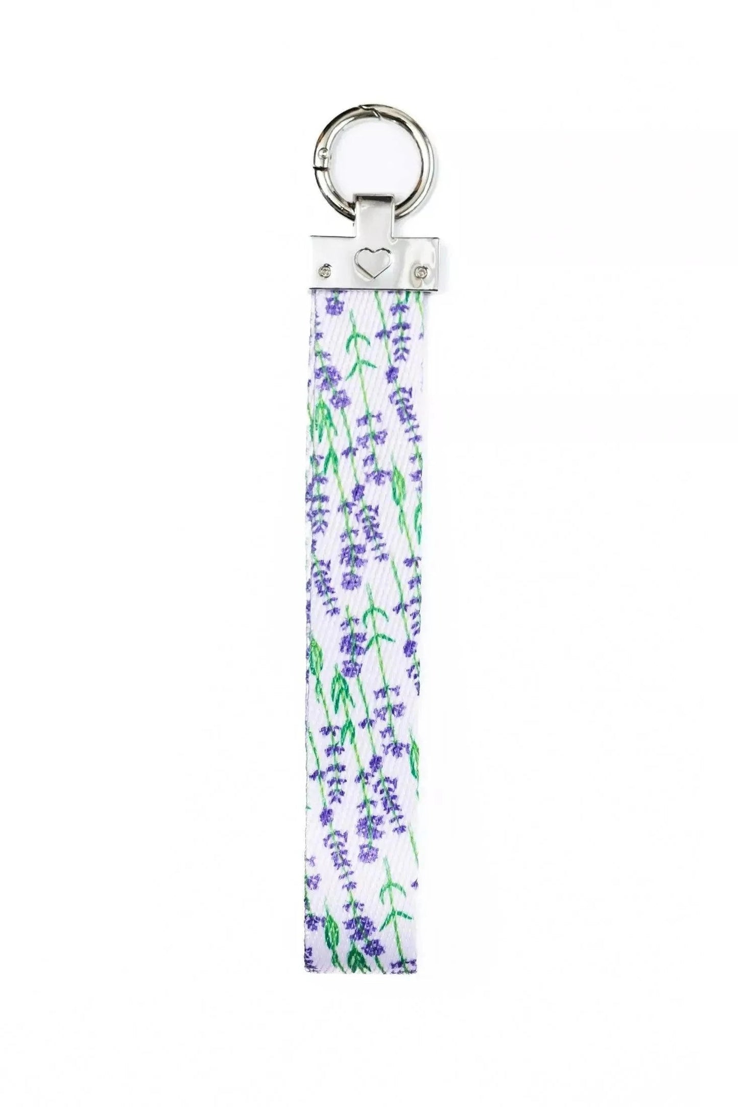 Lavender Blooms Wristlet Keychain Aria the Fox