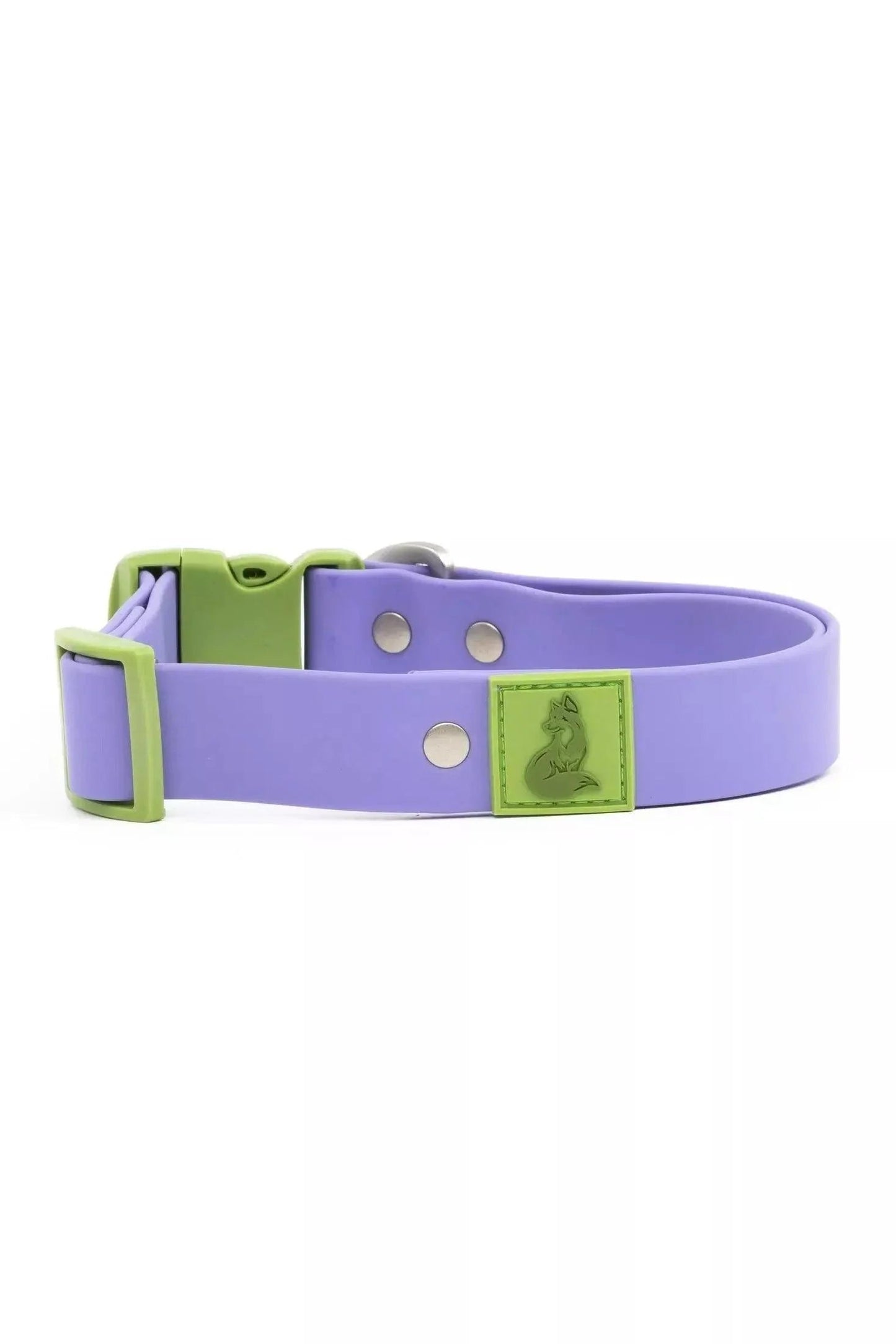 Lavender Garden Waterproof Dog Collar Aria the Fox
