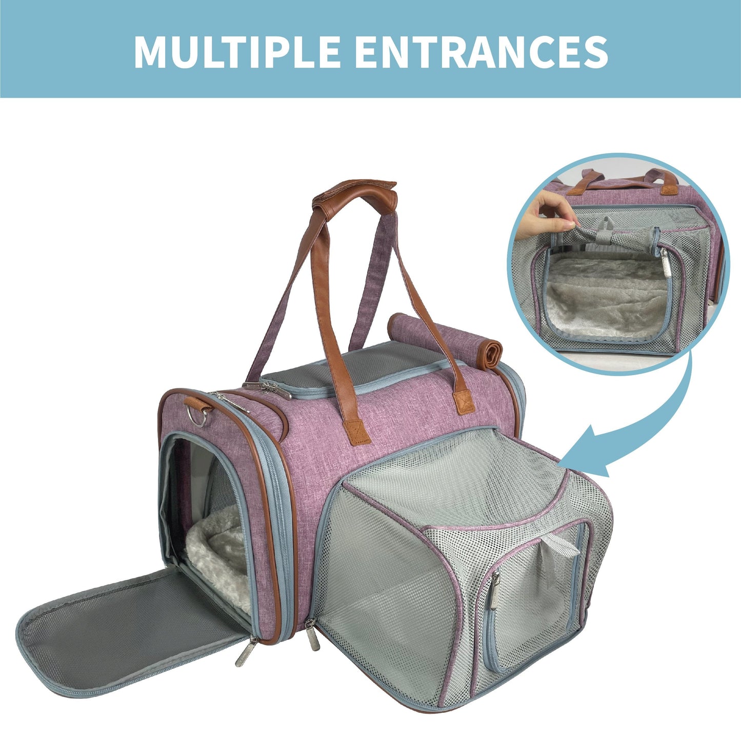 Mr. Peanut's Gold Series Mini Size Airline Compliant Expandable Pet Carrier Mr. Peanut's Pet Carriers