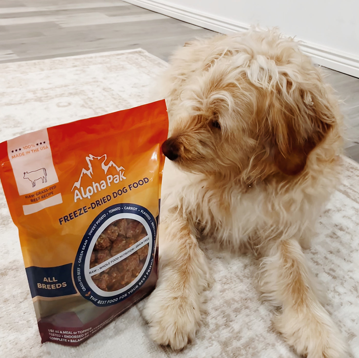 PREMIUM RAW FREEZE DRIED DOG FOOD Alpha Pak