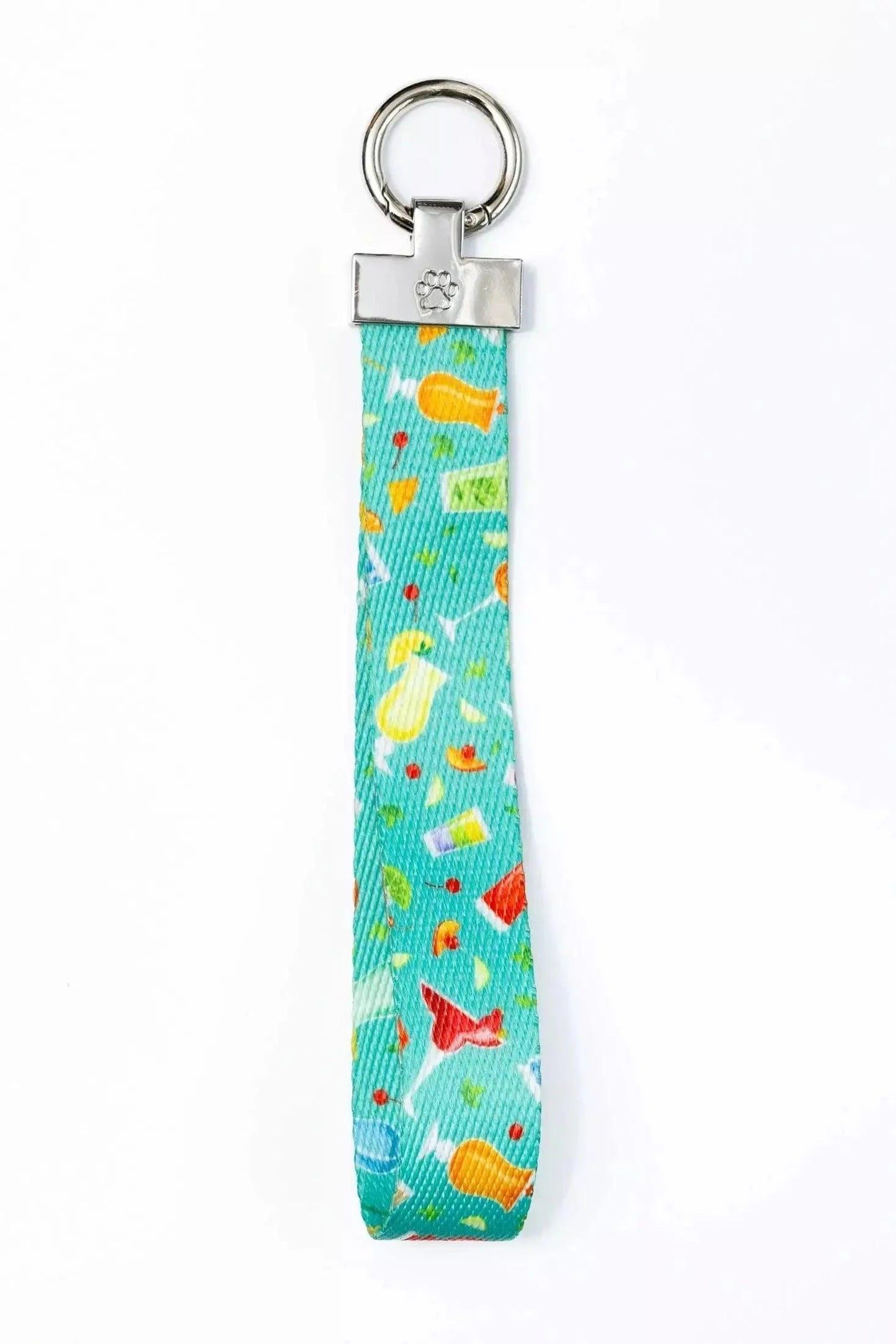 Seaside Sips Wristlet Keychain Aria the Fox