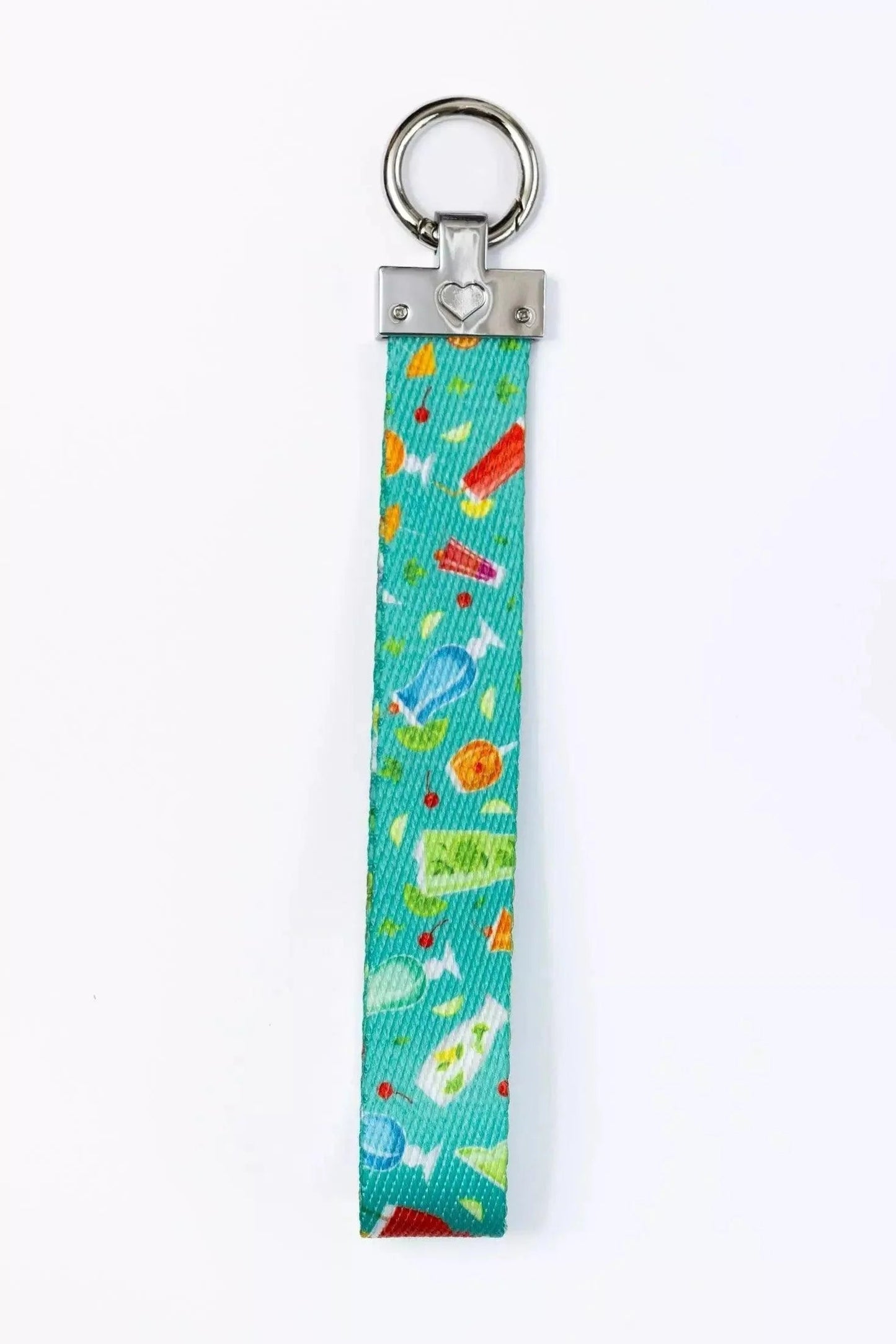 Seaside Sips Wristlet Keychain Aria the Fox