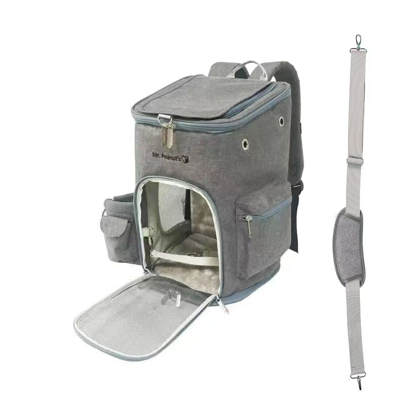 Mr. Peanut's Vancouver Series Backpack Pet Carrier for Smaller Cats and Dogs Mr. Peanut's Pet Carriers