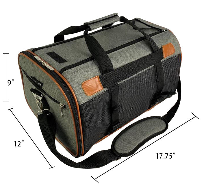 Mr. Peanut's Rhodium Series Mini Size Soft Sided Pet Carrier - Note Sizing in Description Mr. Peanut's Pet Carriers