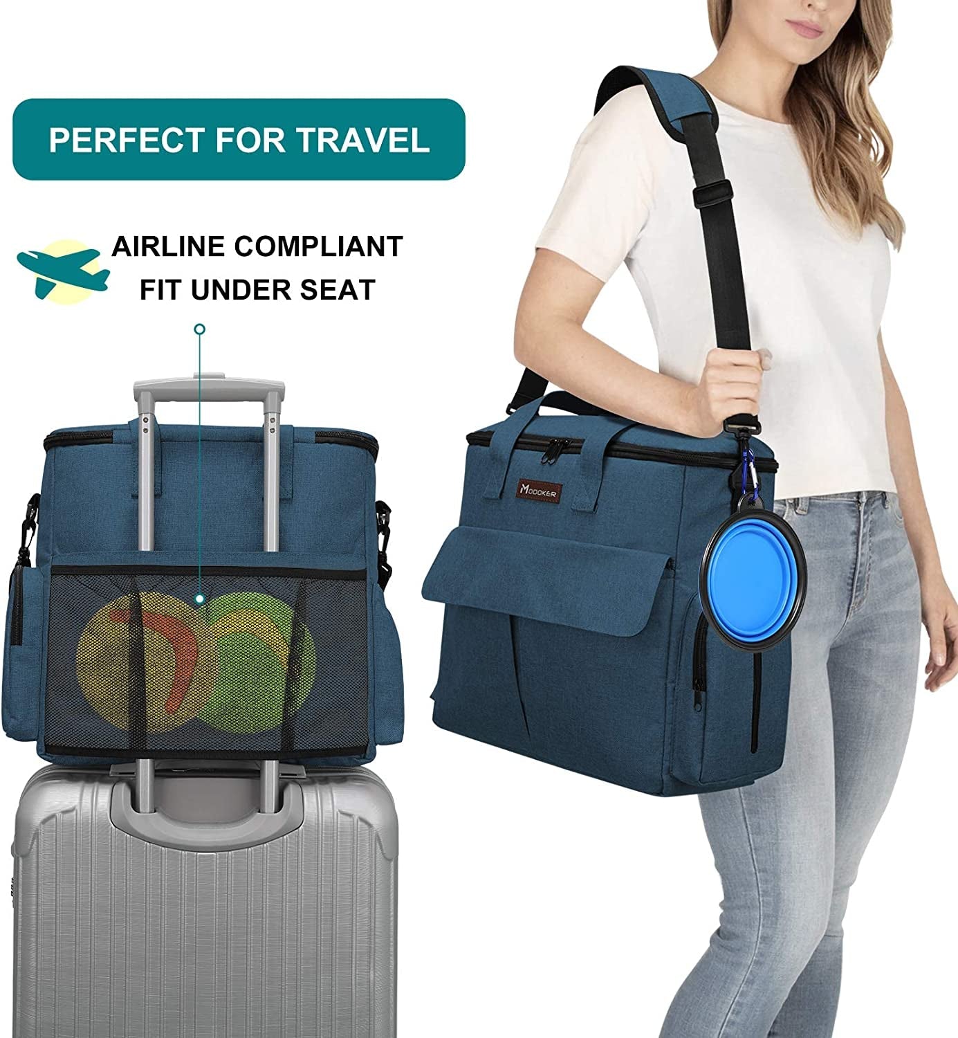 Weekend Pet Travel Set for Dog and Cat MJ's Pet Closet
