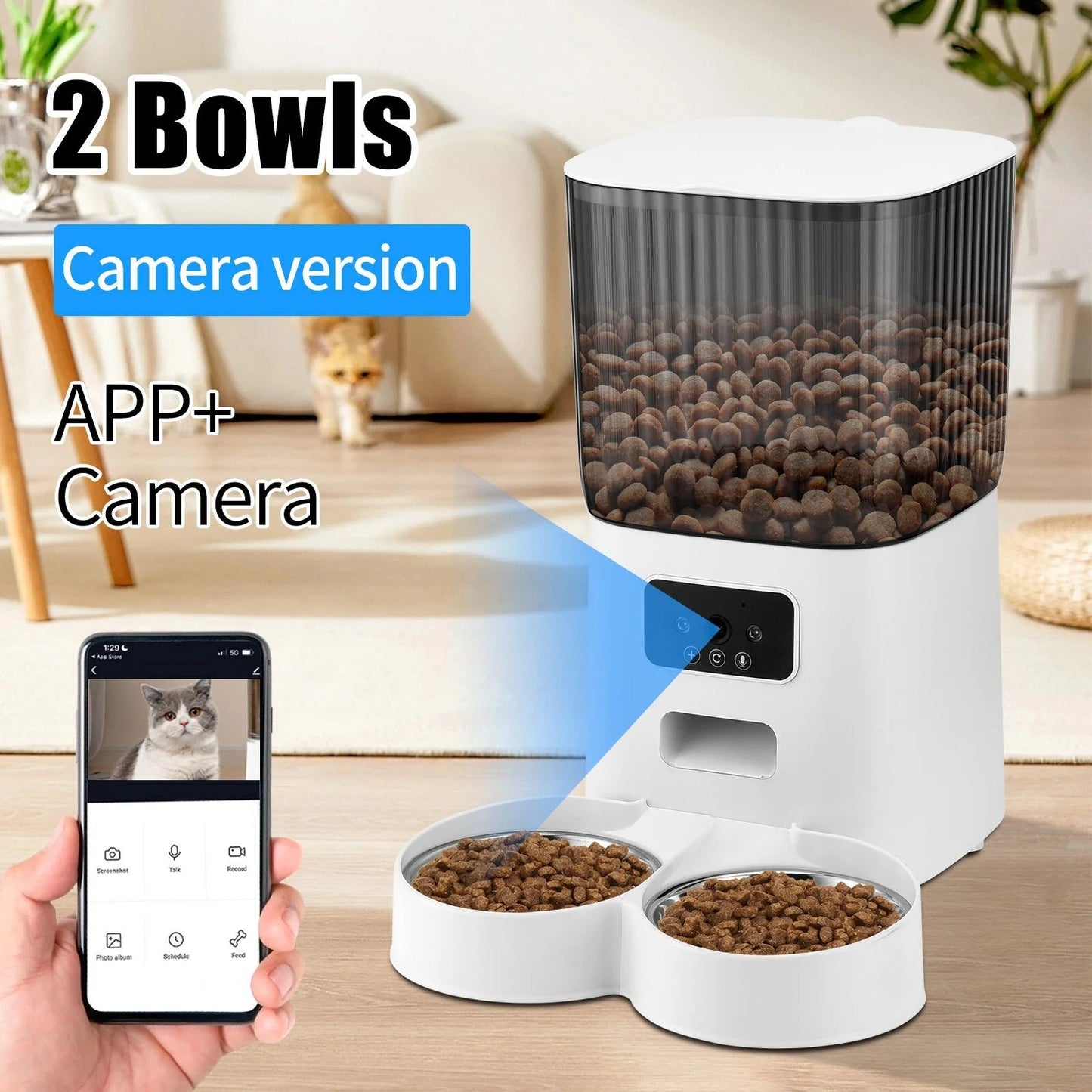 Automatic Pet Feeder with Camera MJ's Pet Closet