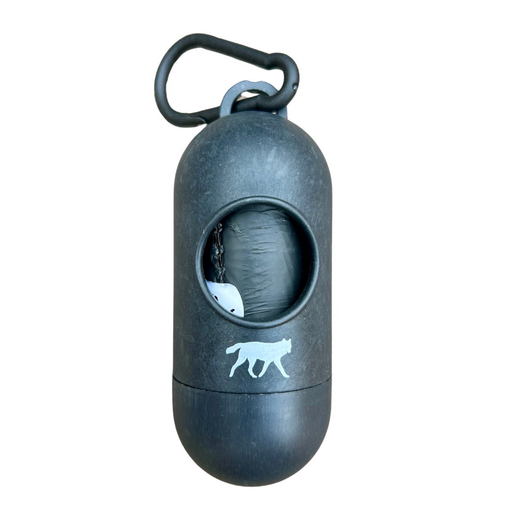 Bamboo Poop Bag Dispenser w/ 1 Compostable roll rōmng