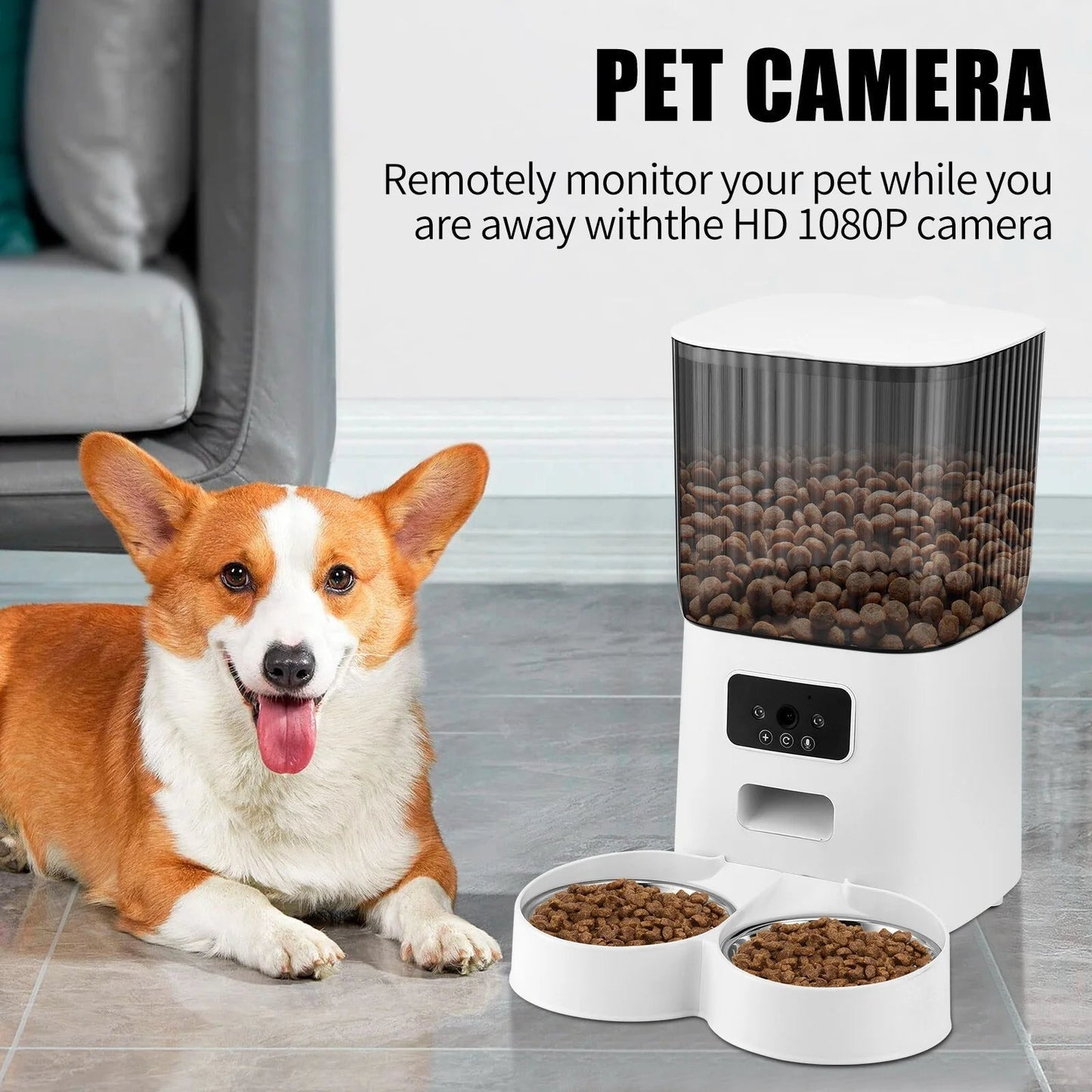 Automatic Pet Feeder with Camera MJ's Pet Closet