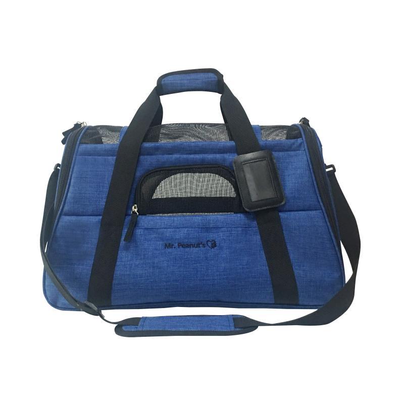 Mr. Peanut's Copper Series Airline Compliant Pet Carrier, Tall Profile Soft Sided Luxury Travel Tote Mr. Peanut's Pet Carriers