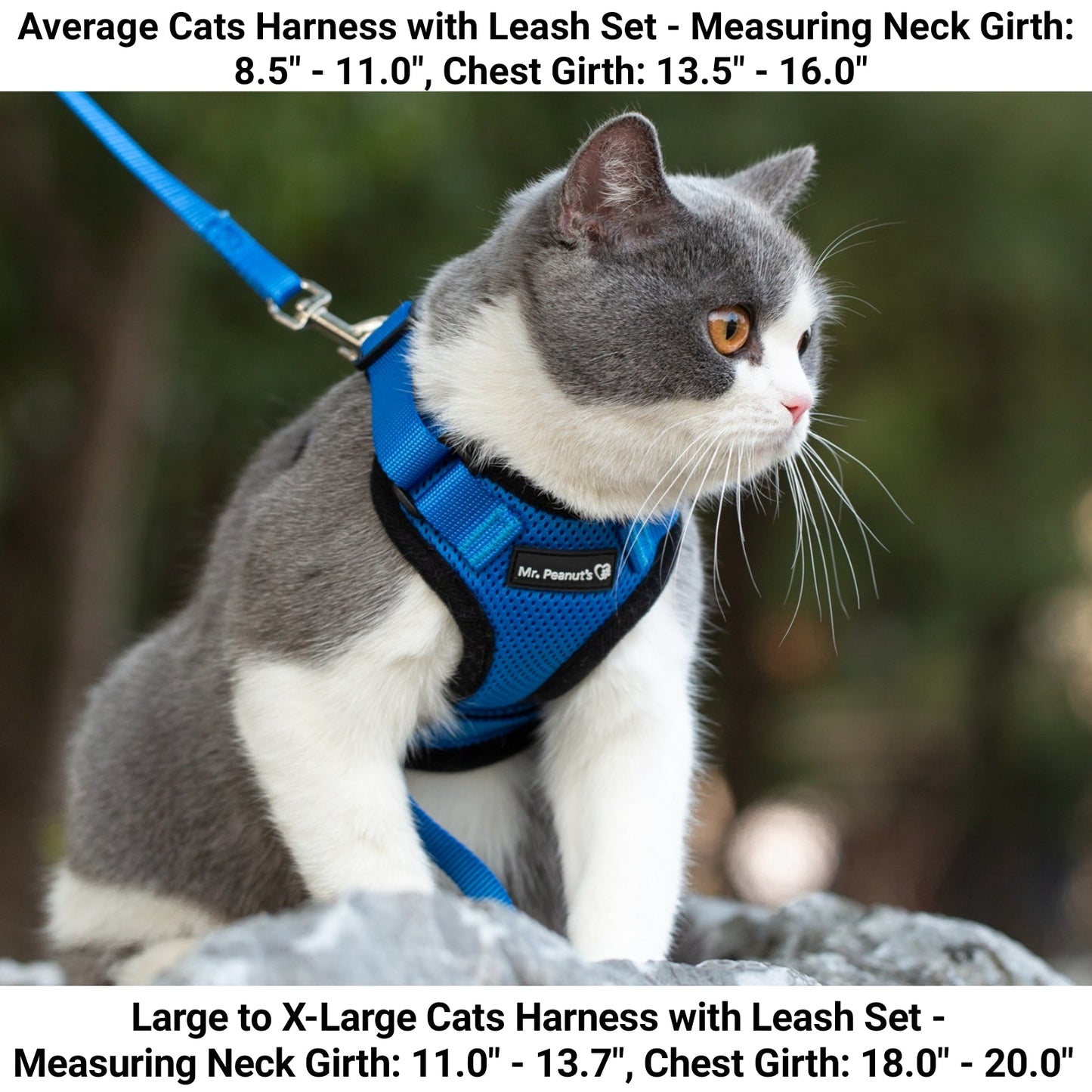 Mr. Peanut's PurrTrek Reflective Cat Harness with Matching Leash Mr. Peanut's Pet Carriers