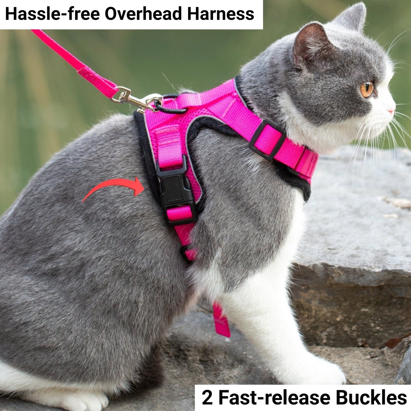 Mr. Peanut's PurrTrek Reflective Cat Harness with Matching Leash Mr. Peanut's Pet Carriers