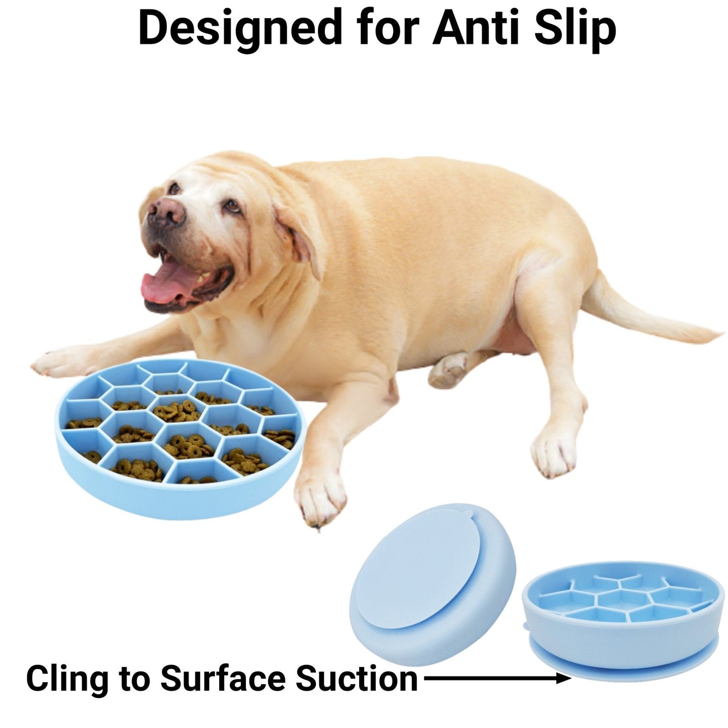 Mr. Peanut's Silicone Slow Feeder Dog Bowl Mr. Peanut's Pet Carriers