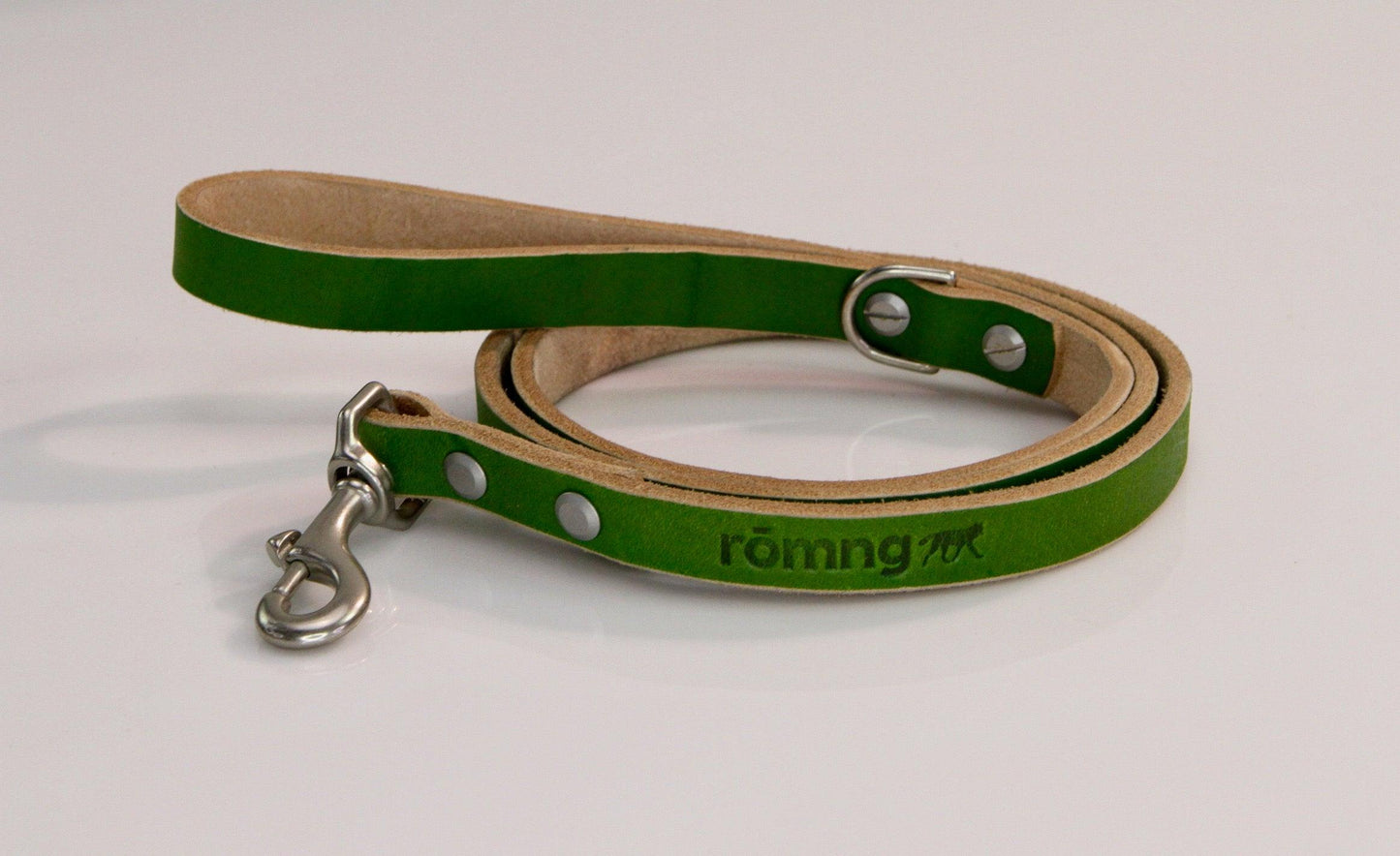 48" Genuine Leather Dog Leashes - Made in USA rōmng