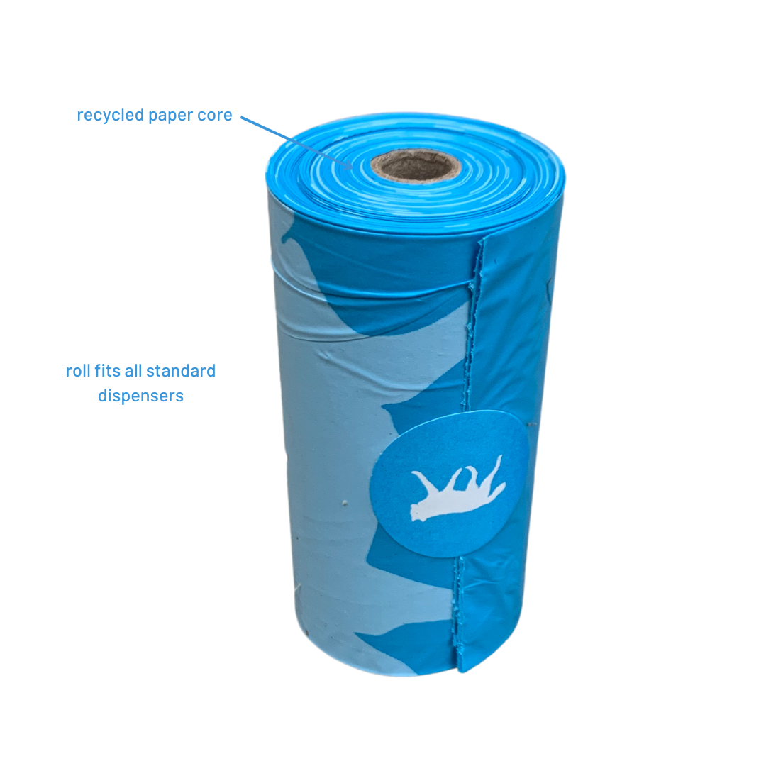 Bio-based Dog Poop Bags with Bamboo Dispenser rōmng