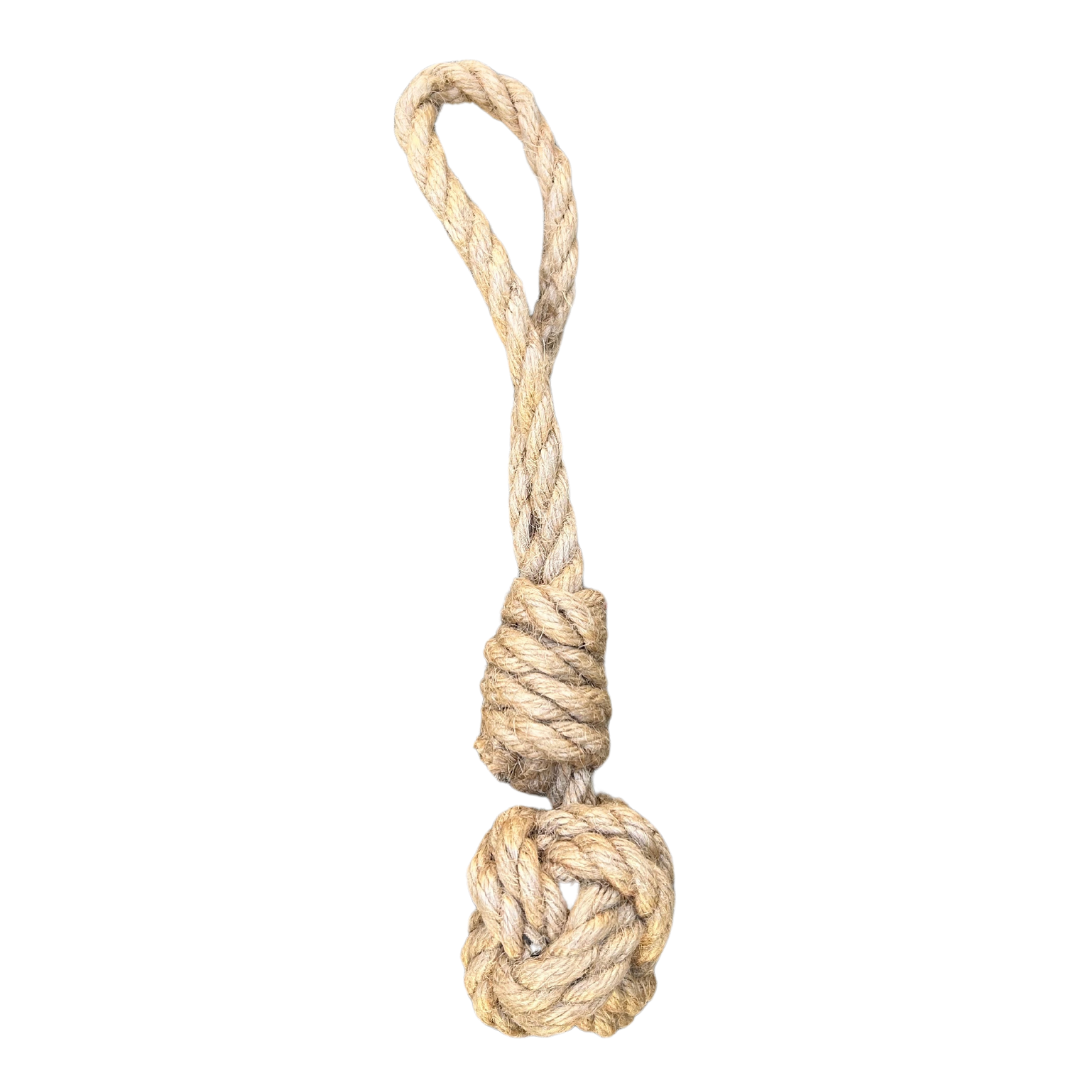 hemp rope dog tug toy rōmng