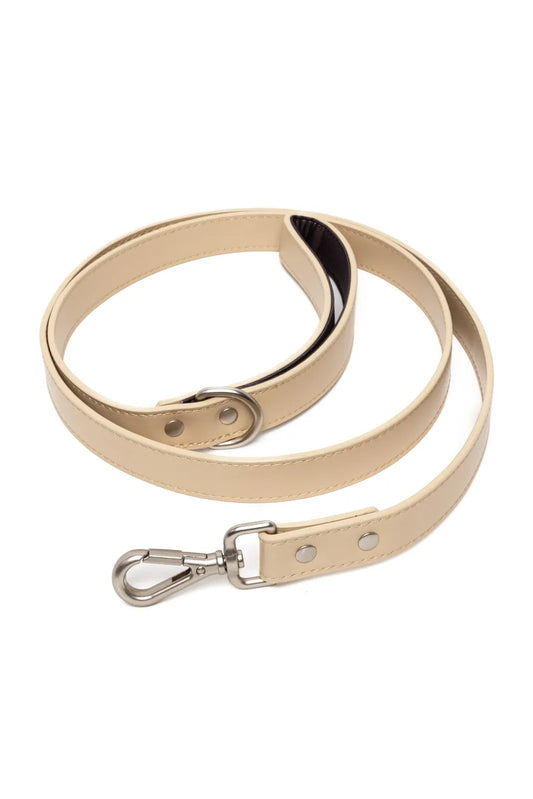 Champagne Fizz Vegan Leather Dog Leash Aria the Fox