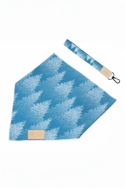 Siberian Spruce Dog Bandana & Matching Keychain Aria the Fox
