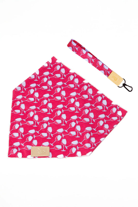 Red Mountain Syrah Dog Bandana & Matching Keychain Aria the Fox