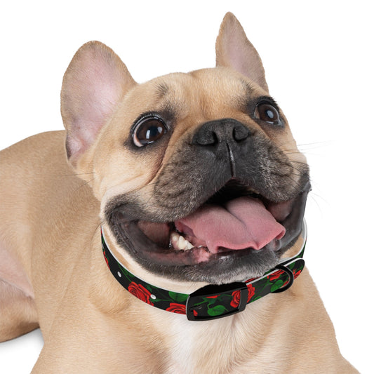 Romantic Floral Dog Collar Printify