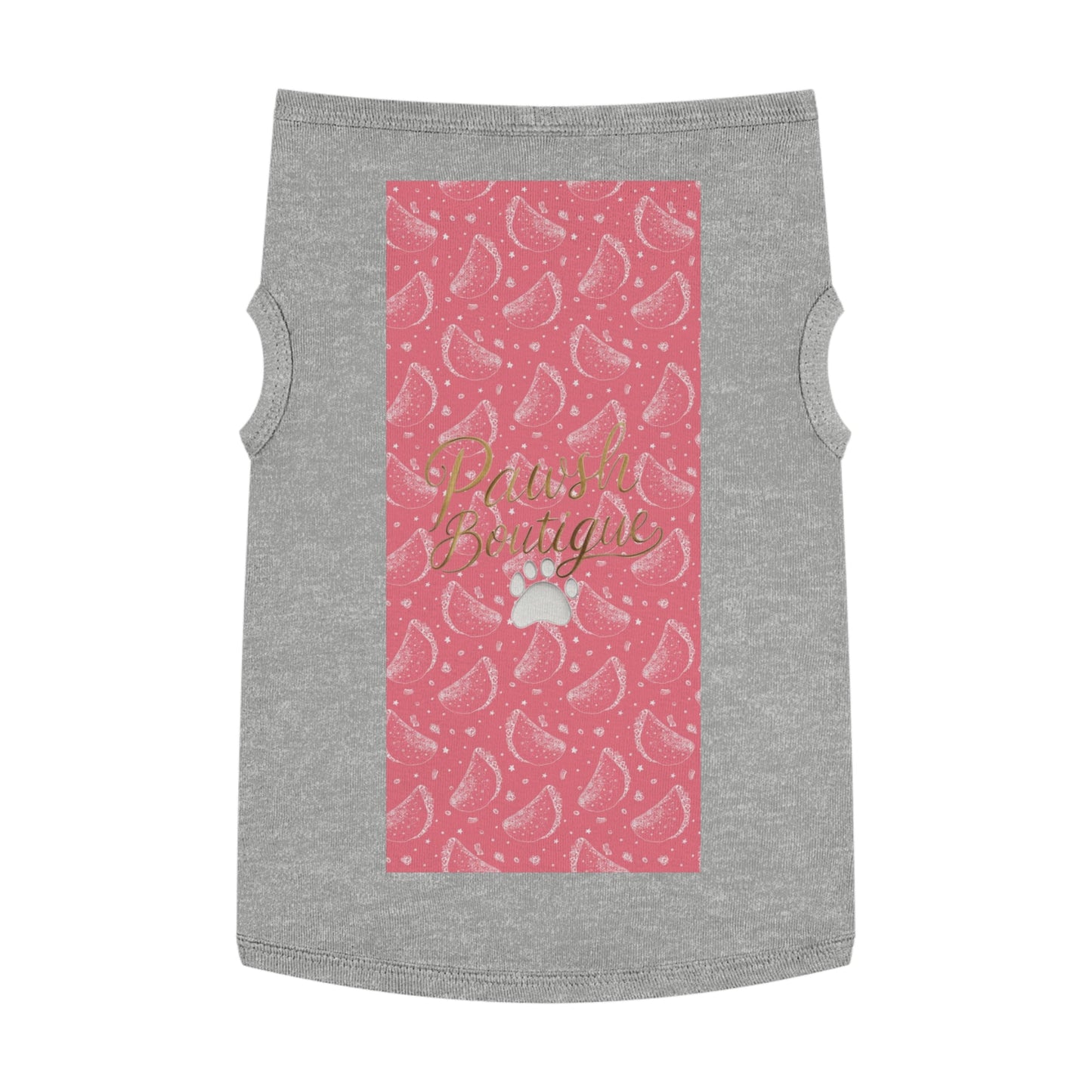 Pawsh Tank Top for Dogs, Cute Summer Apparel Printify