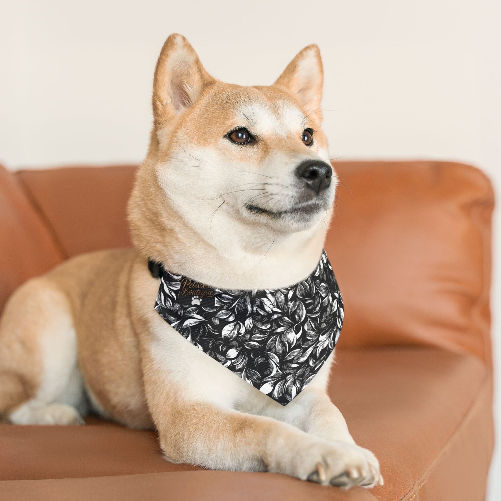 Stylish Floral Pawsh Bandana Collar | Dog Accessory for Everyday & Special Occasions Printify