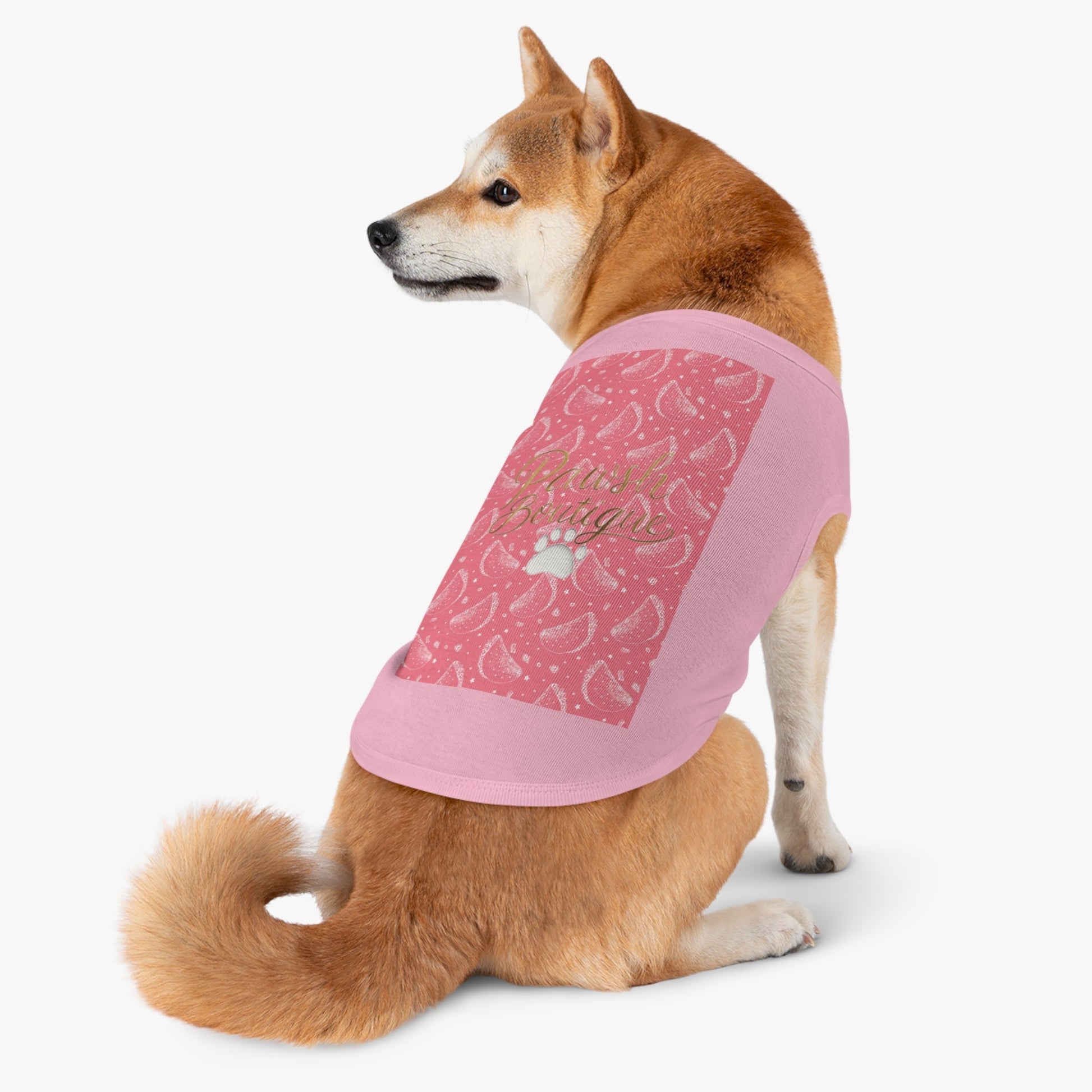 Pawsh Tank Top for Dogs, Cute Summer Apparel Printify