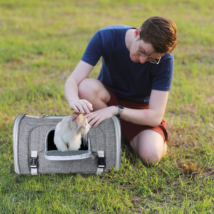 Mr. Peanut's Monterey Series Airline Compliant Horizontal Backpack Pet Carrier Mr. Peanut's Pet Carriers