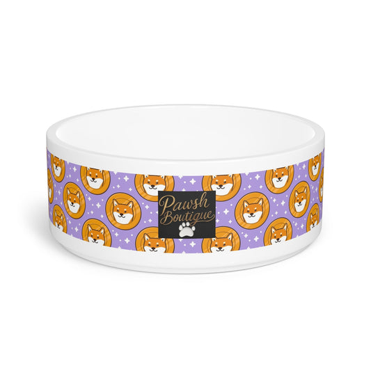Shiba Inu Pet Bowl for Stylish Pets Printify