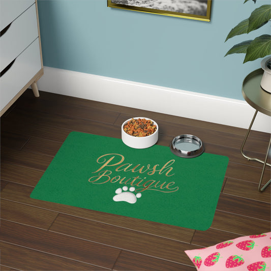 Pawsh Food Mat with Loving Quote for Pet Lovers Printify