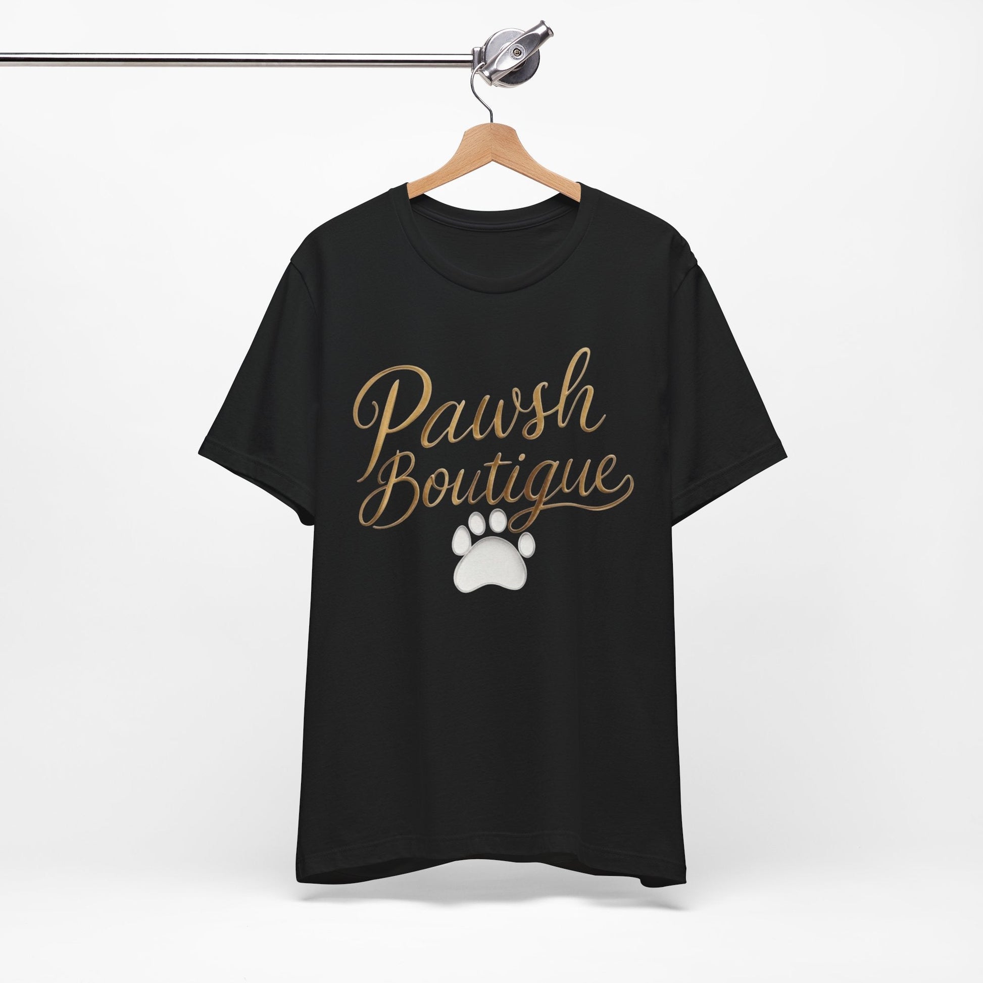 Pawsh Boutique-Themed Unisex Tee, Dog Lover Shirt Printify