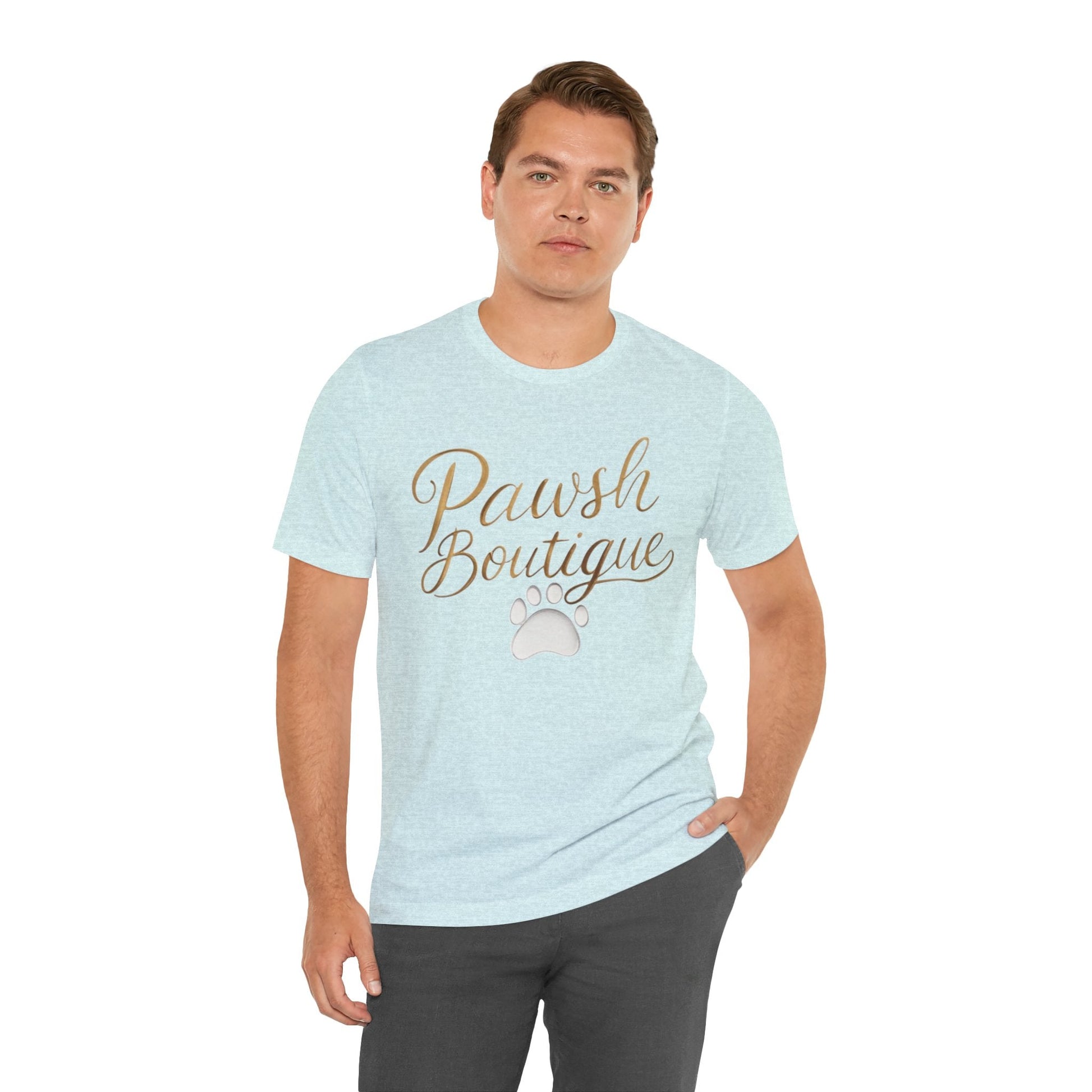 Pawsh Boutique-Themed Unisex Tee, Dog Lover Shirt Printify
