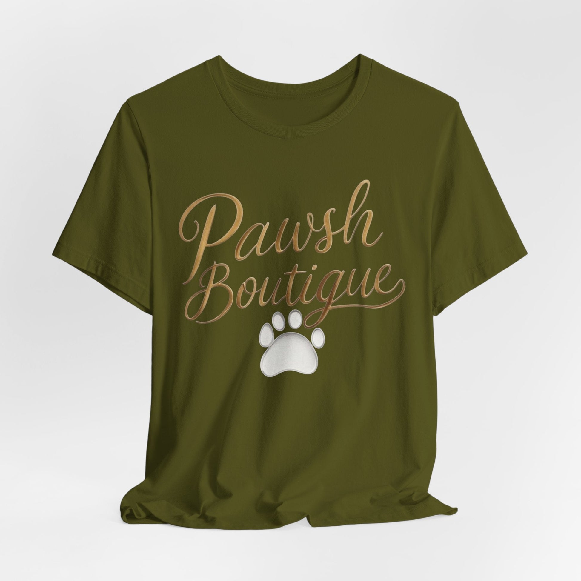 Pawsh Boutique-Themed Unisex Tee, Dog Lover Shirt Printify