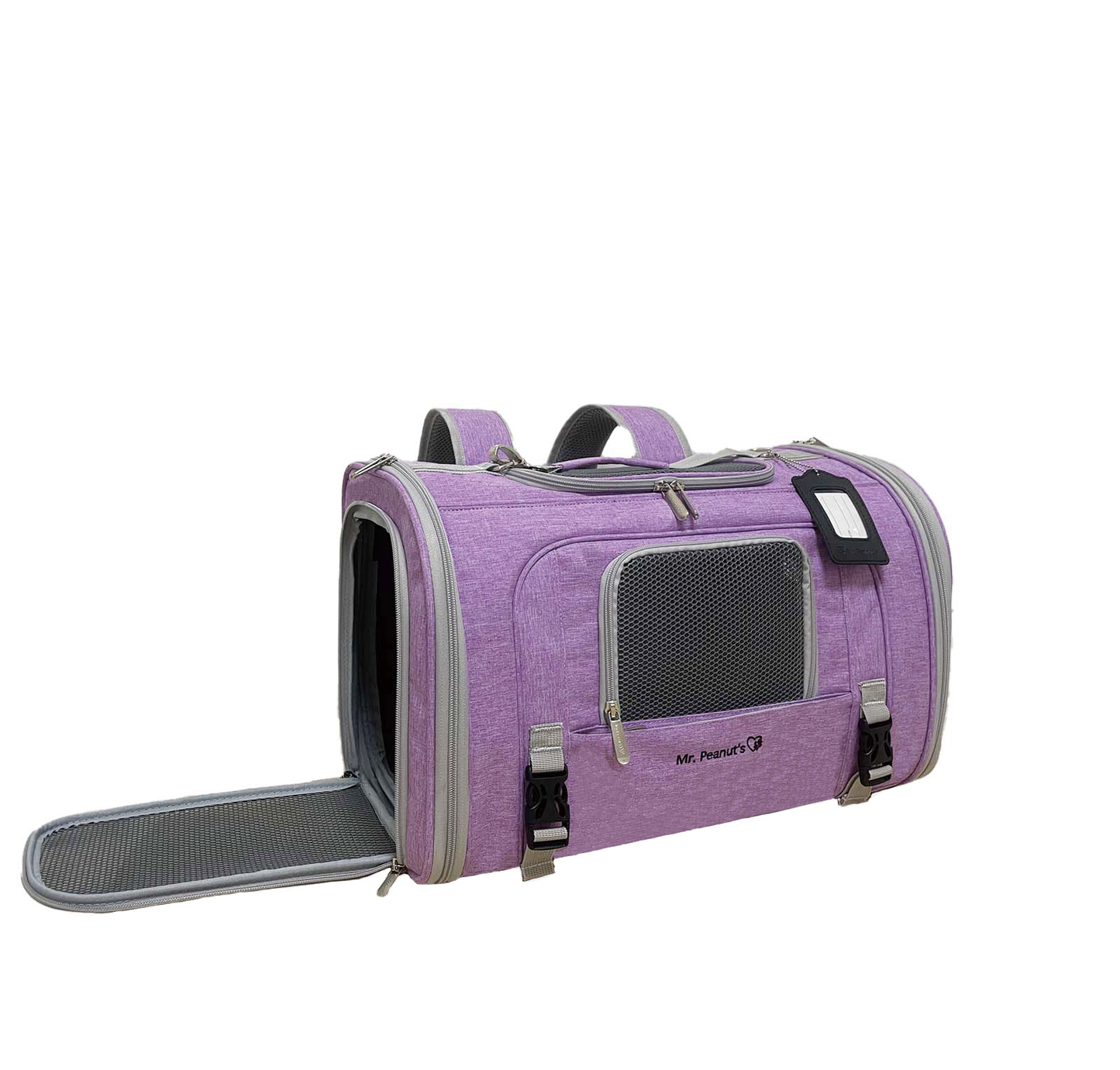 Mr. Peanut's Monterey Series Airline Compliant Horizontal Backpack Pet Carrier Mr. Peanut's Pet Carriers