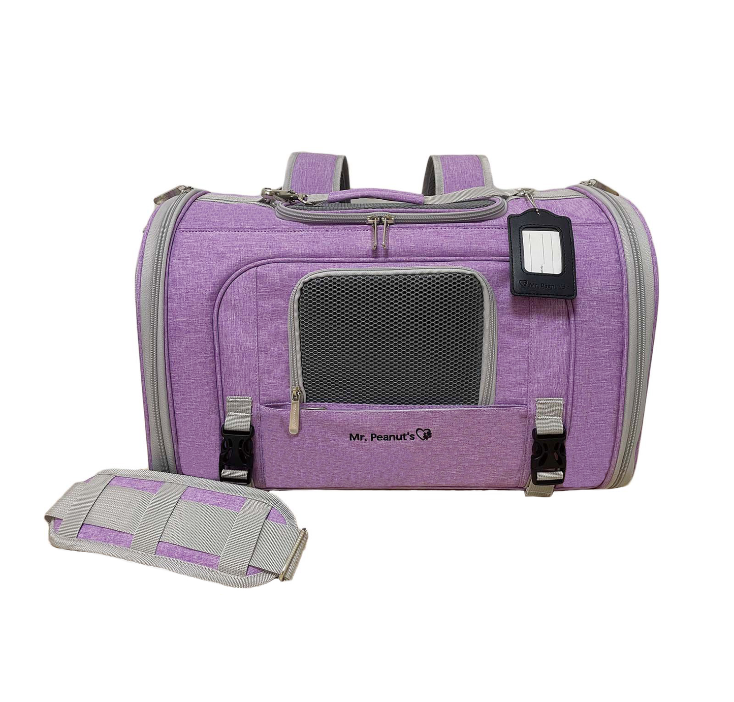 Mr. Peanut's Monterey Series Airline Compliant Horizontal Backpack Pet Carrier Mr. Peanut's Pet Carriers
