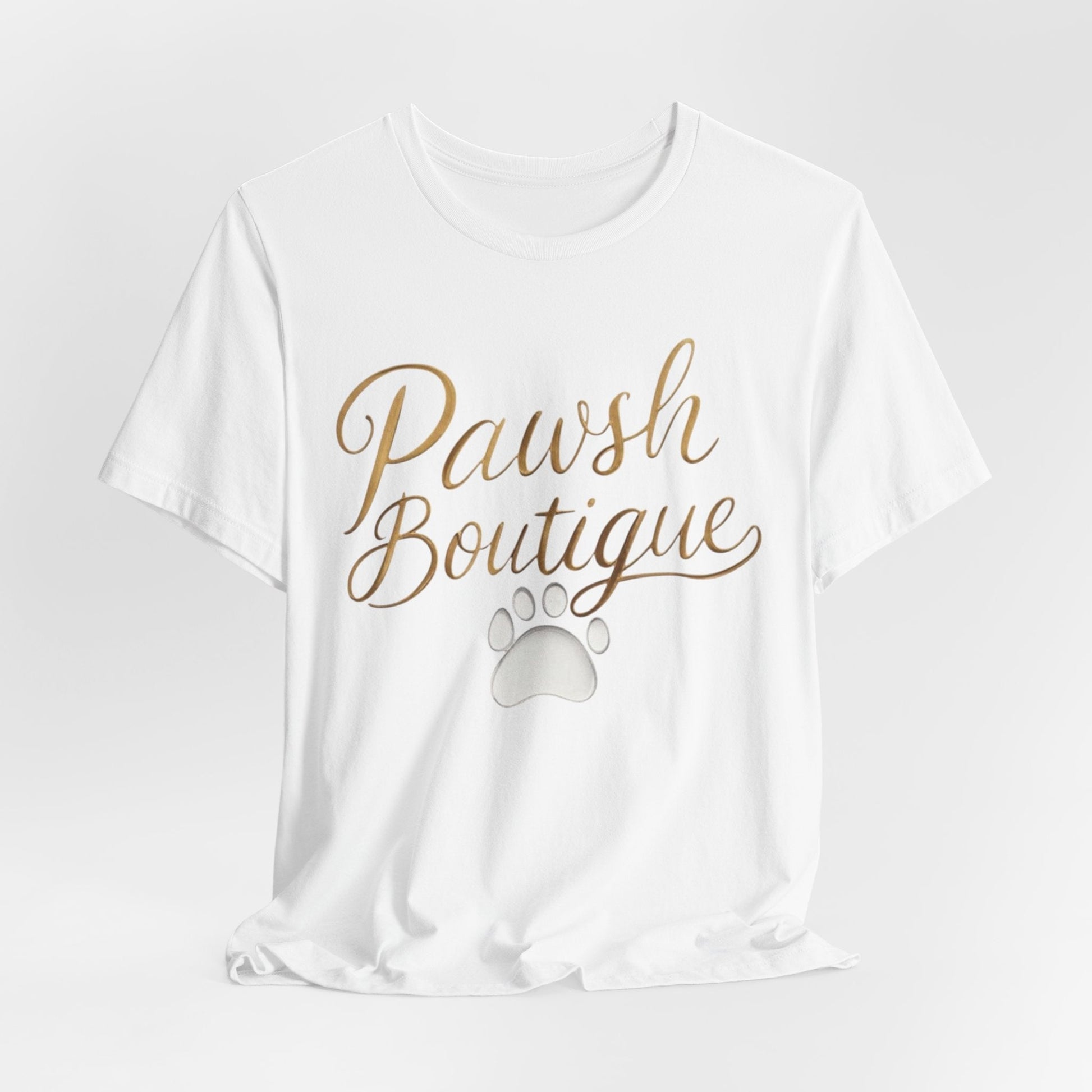 Pawsh Boutique-Themed Unisex Tee, Dog Lover Shirt Printify