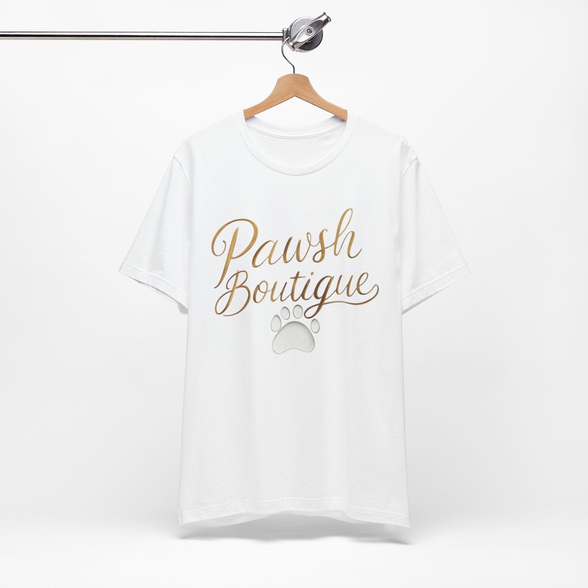 Pawsh Boutique-Themed Unisex Tee, Dog Lover Shirt Printify