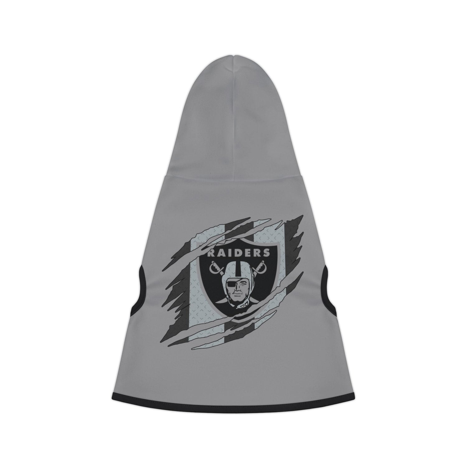 Raiders Pet Hoodie with Raiders Design, Perfect for Dog Lovers, Cozy Canine Apparel, Team Spirit Wear, Pet Fashion Statement Printify