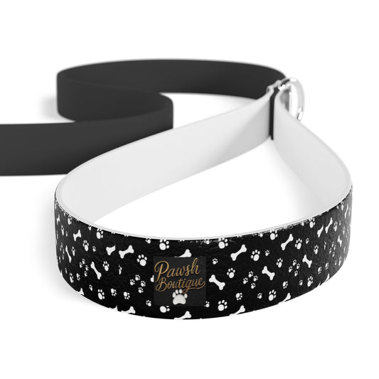 Stylish Bone Pawsh Leash, Modern Pet Leash for Trendy Dog Owners, Perfect for Daily Walks, Dog Park, and Outdoor Adventures Printify